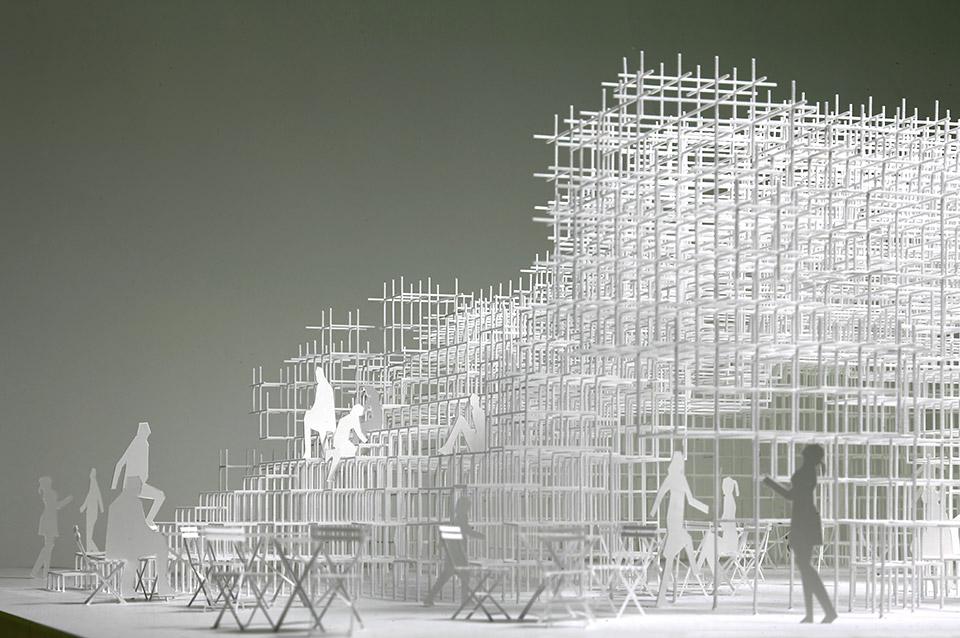 「Serpentine Gallery Pavilion 2013」の模型製作