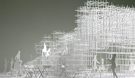 Serpentine Gallery Pavilion 2013」の模型製作｜製作事例｜3D
