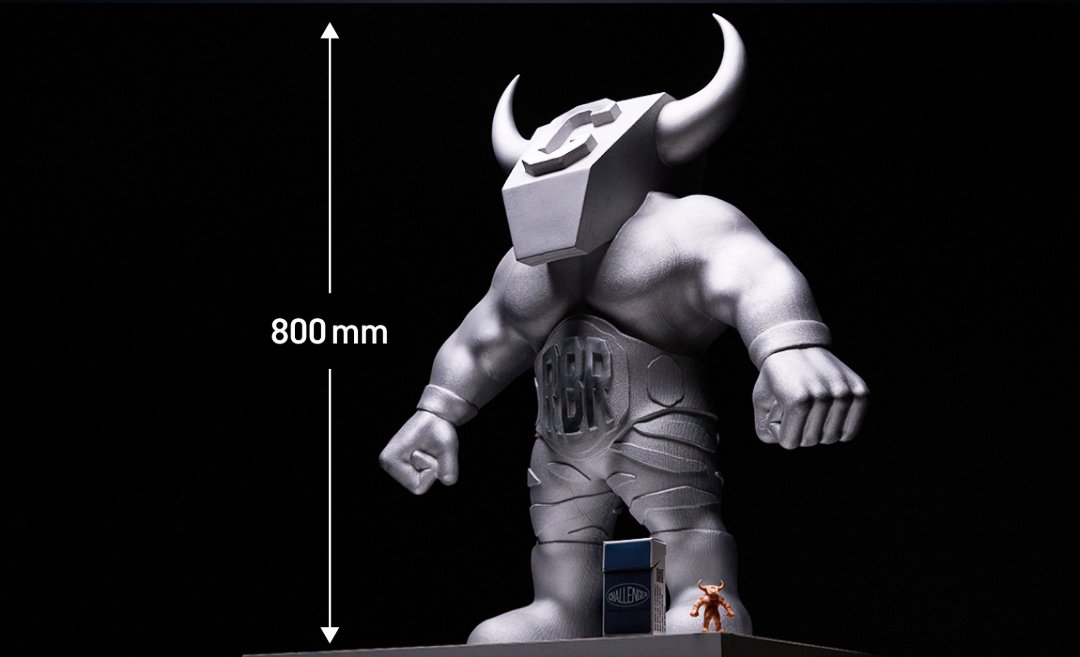 砂型3Dプリンタによる大型アルミ合金オブジェ