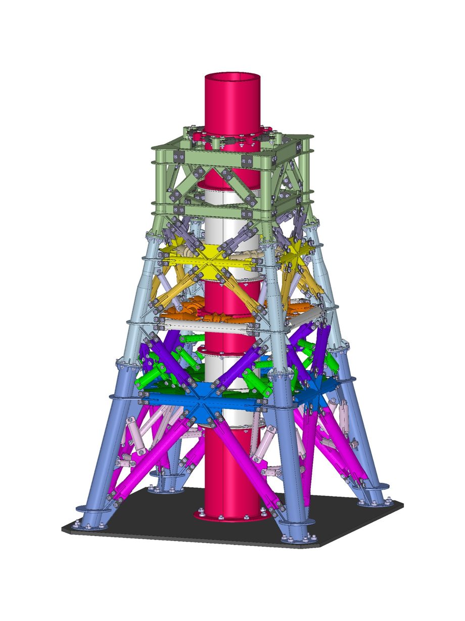 模型全体の3D設計データ