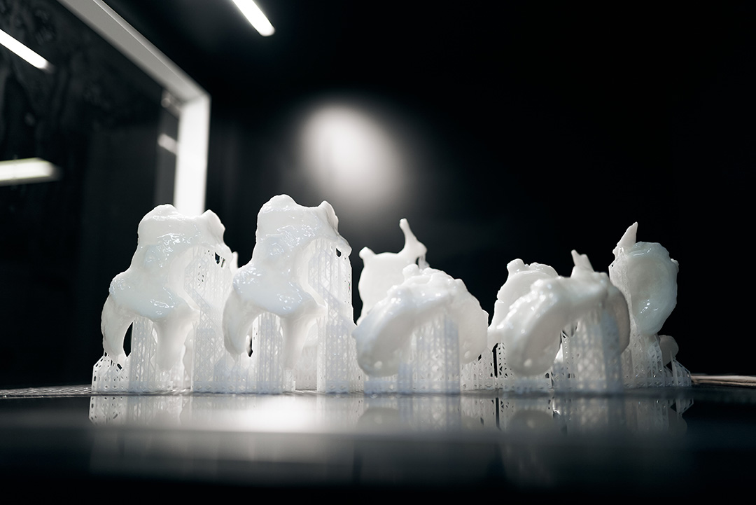 クジラの骨モデル製作